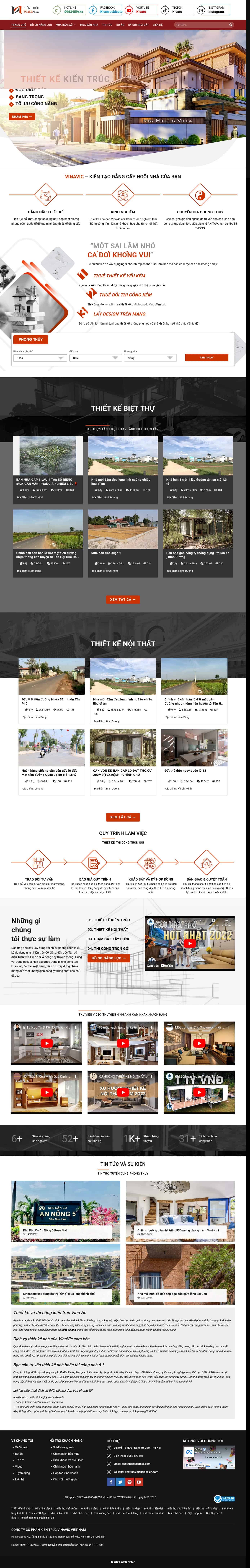 Theme WordPress kiến trúc 5